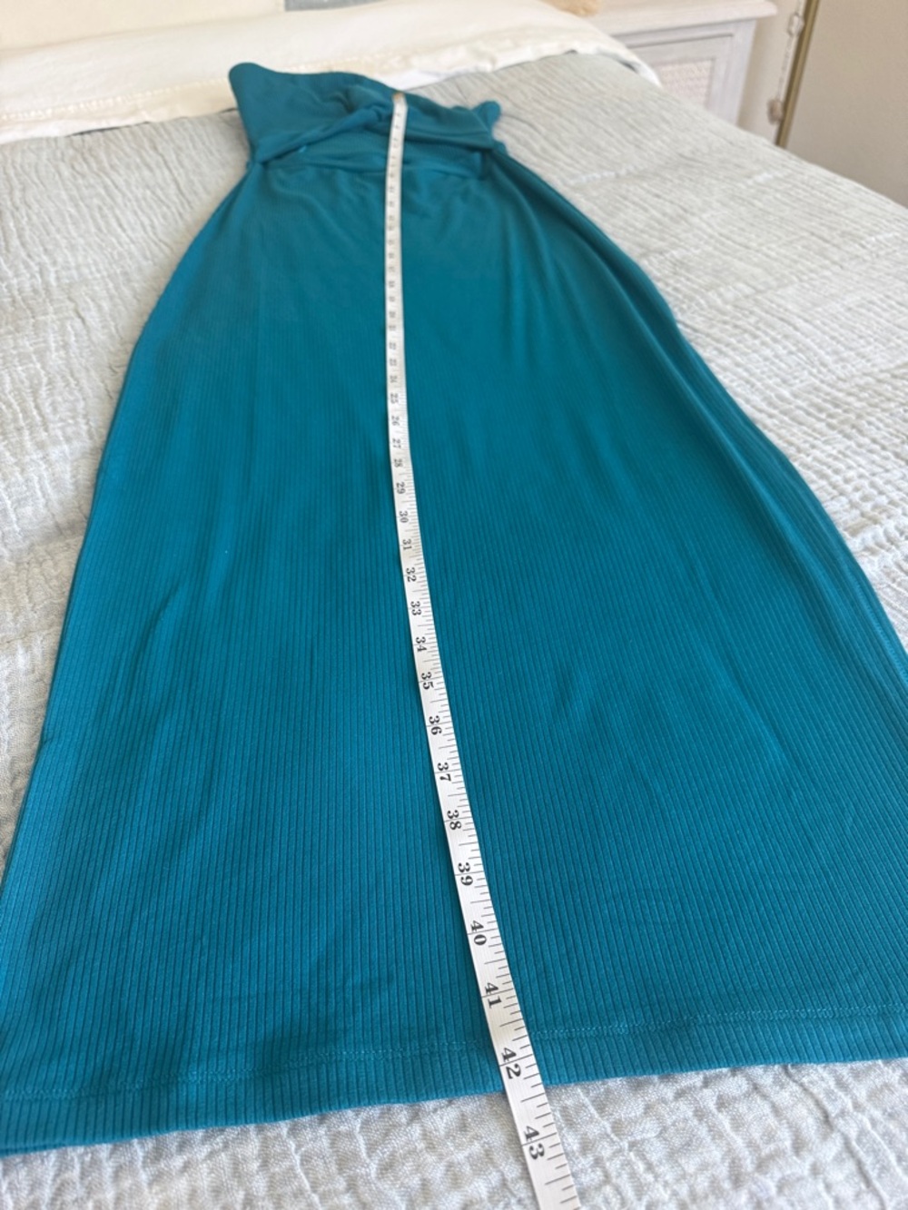 L*space “Kierra” Strapless Cutout Midi Dress - Color- Mediterranean. NWT - Picture 7 of 9
